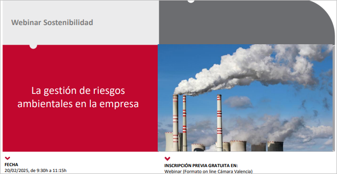  WEBINAR La gestión de riesgos ambientales en la empresa